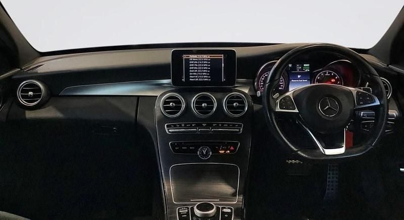 Used Mercedes C350 AMG line 293 HP (215 kW) 2017 Blue Estate