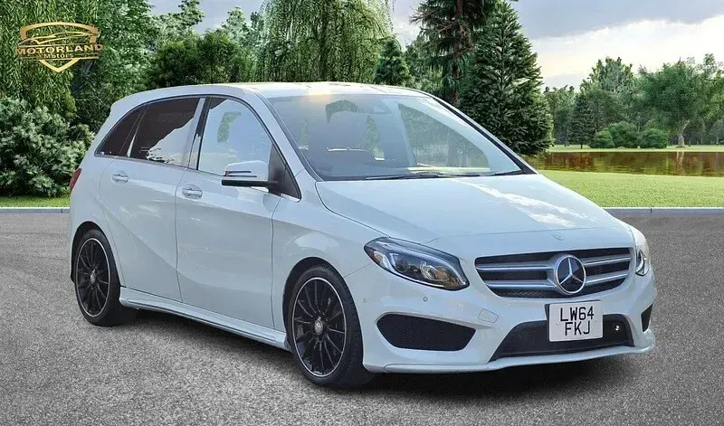 Used Mercedes B180 Executive 122 HP (89 kW) 2015 White Hatchback