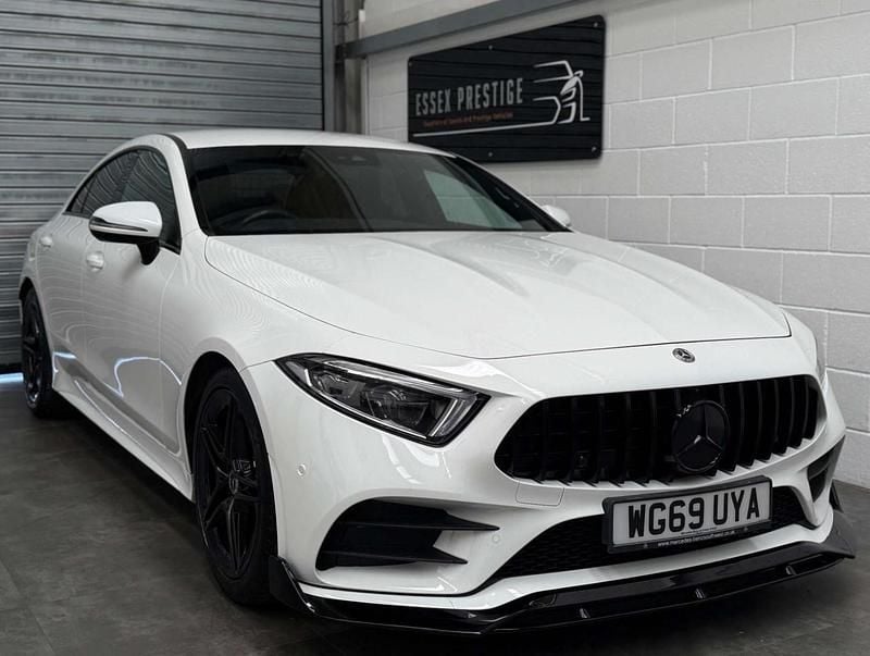 Used Mercedes CLS350 AMG line 2019 White Coupe