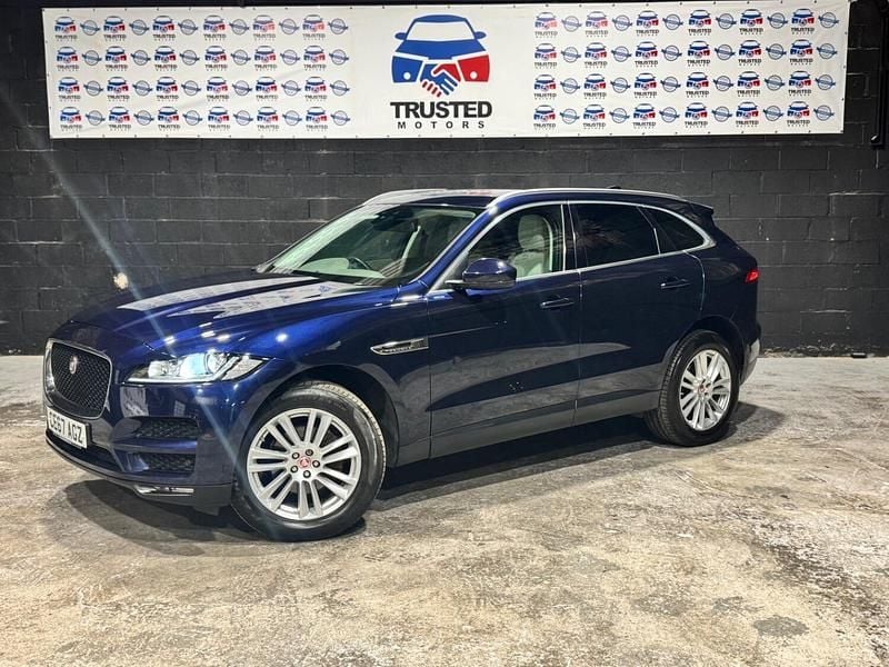 Blue Used 2017 Jaguar F-Pace Portfolio SUV | £11,995 (Fair price) - Image 1/4