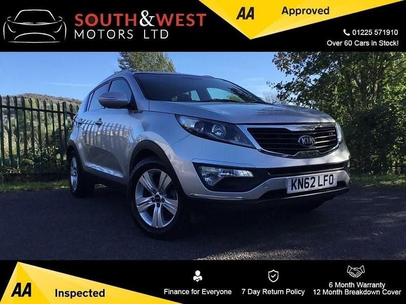 Silver Used 2012 Kia Sportage 2 SUV | £3,975 (Fair price) - Image 1/4