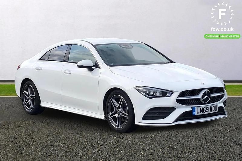 Used Mercedes CLA180 AMG Line Premium 136 HP (100 kW) 2020 White Sedan