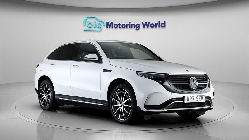 Used Mercedes EQC400 AMG line 300 kW (408 HP) 2022 White SUV