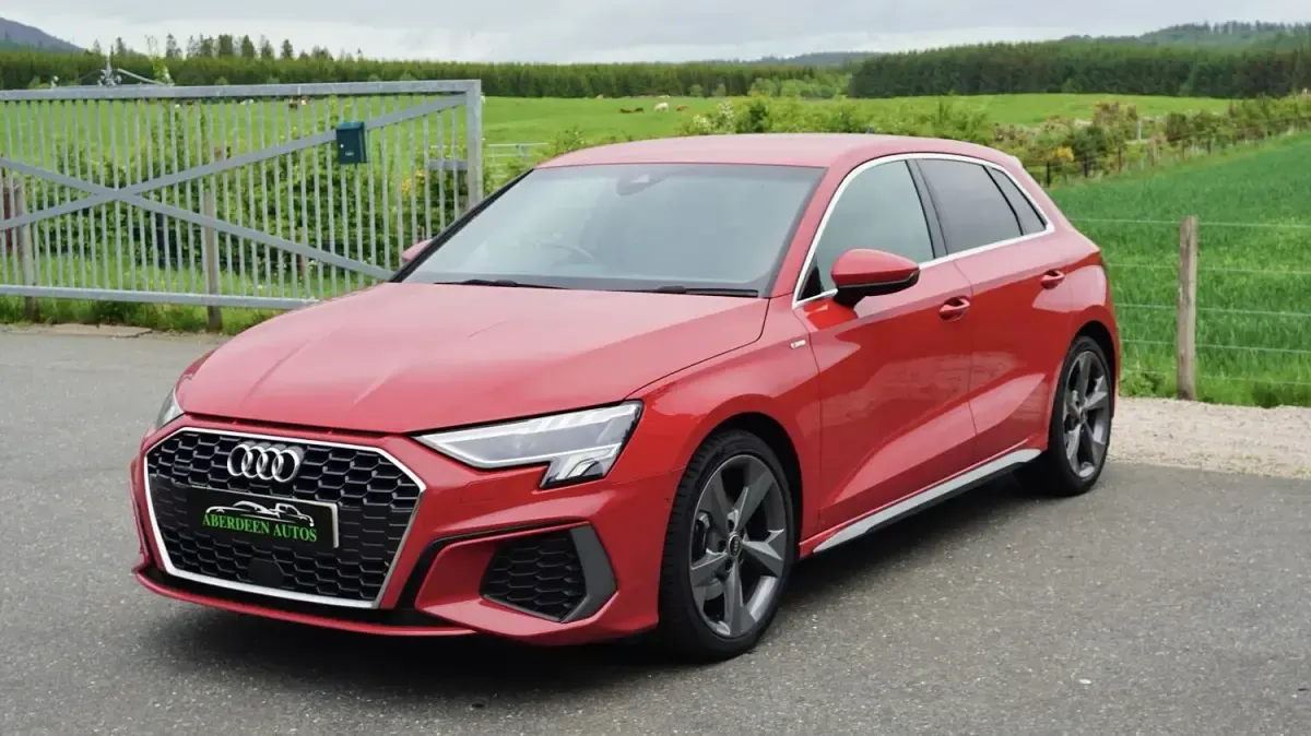 Used Audi A3 S-Line 190 HP (139 kW) 2022 Red Sedan
