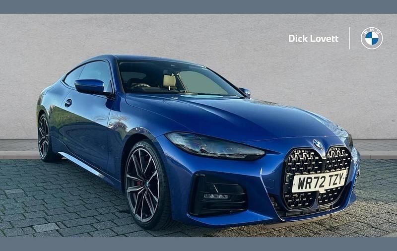 Blue Used 2022 BMW 420 M Sport Coupe | £30,490 (Fair price) - Image 1/4