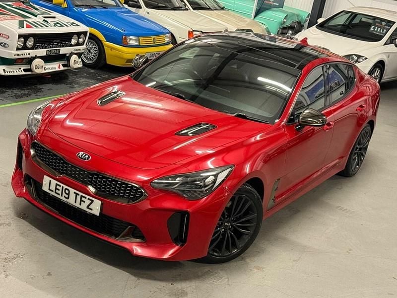 Red Used 2019 Kia Stinger GT-Line S Hatchback | £13,994 (Fair price) - Image 1/4