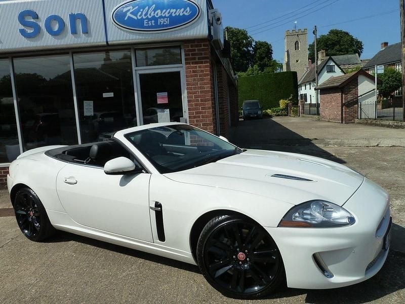 Used Jaguar XKR 510 HP (375 kW) 2009 White Cabriolet