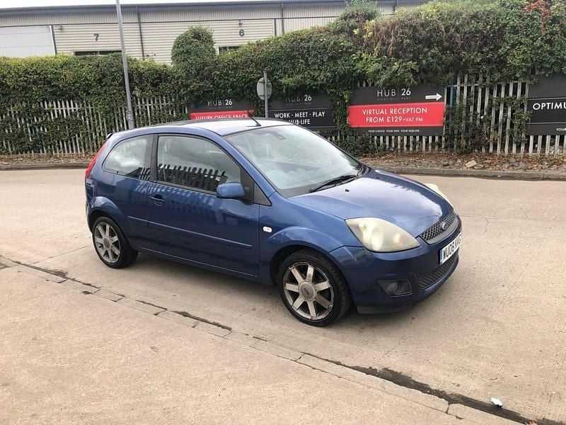 Blue Used 2008 Ford Fiesta Zetec Hatchback | £990 (Good price) - Image 1/4