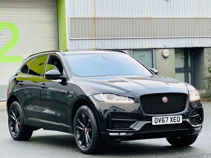 Black Used 2017 Jaguar F-Pace R-Sport SUV | £13,990 (Good price) - Image 1/4