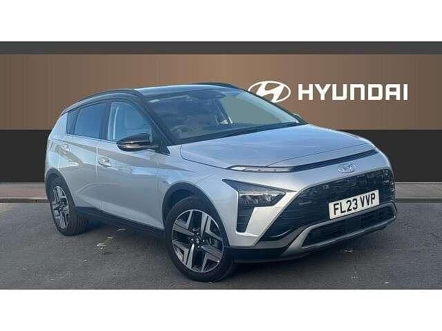 Silver Used 2023 Hyundai Bayon Ultimate SUV | £14,939 (Fair price) - Image 1/4