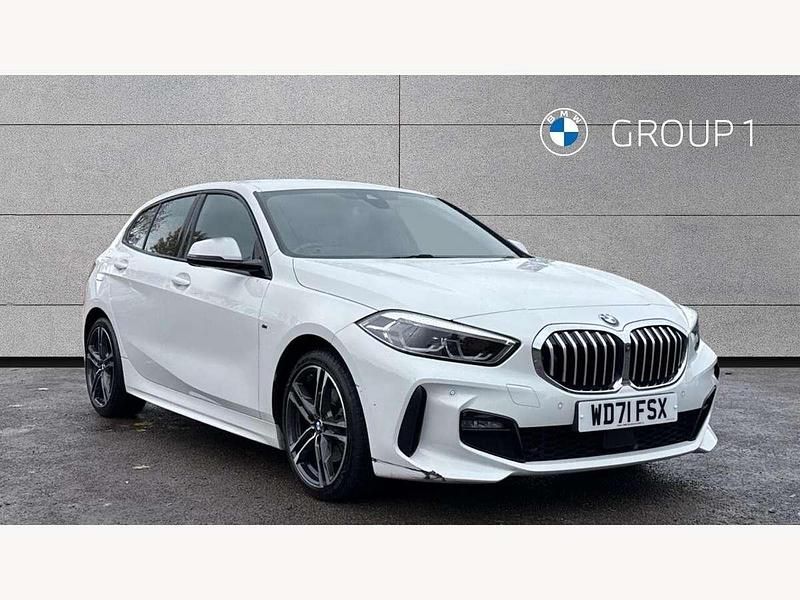 White Used 2022 BMW 118 M Sport Hatchback | £19,675 (Good price) - Image 1/4