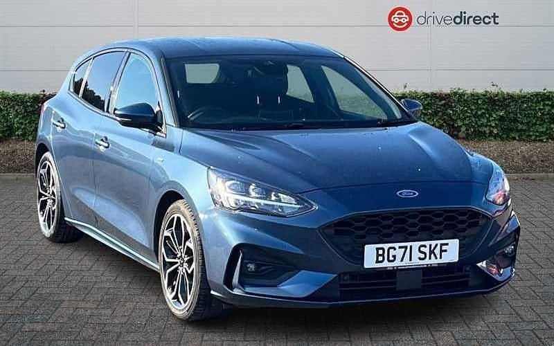 Blue Used 2020 Ford Focus ST-Line X Hatchback | £13,450 (Fair price) - Image 1/4