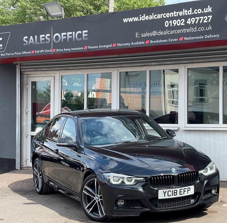 Black Used 2018 BMW 320 M Sport Sedan | £12,995 (Good price) - Image 1/3
