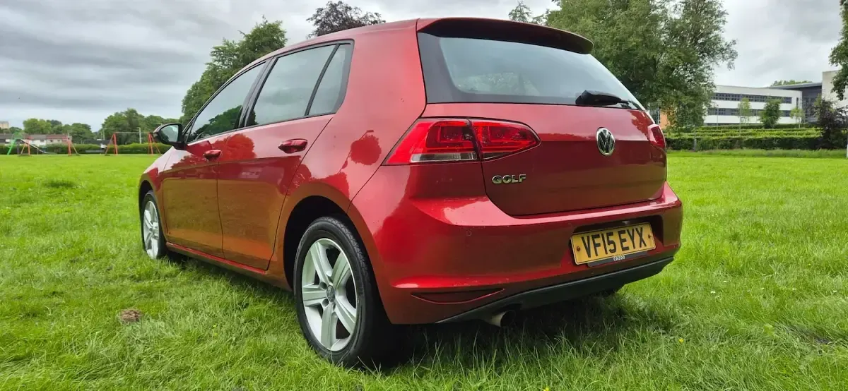 Used VW Golf VII Match 110 HP (80 kW) 2015 Red Hatchback