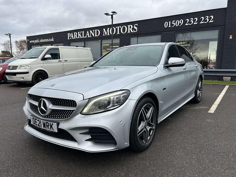 Used Mercedes C300e AMG line 2021 Silver Sedan