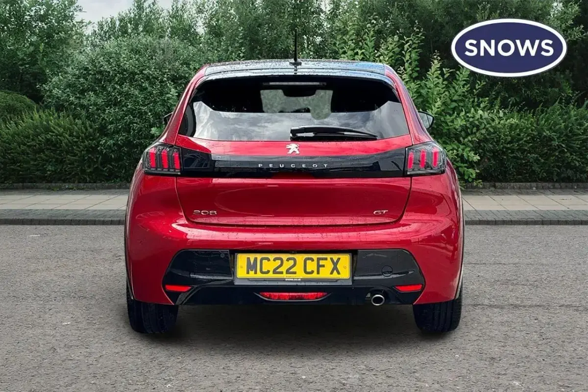 Used Peugeot 208 GTi 99 HP (72 kW) 2022 Red Hatchback