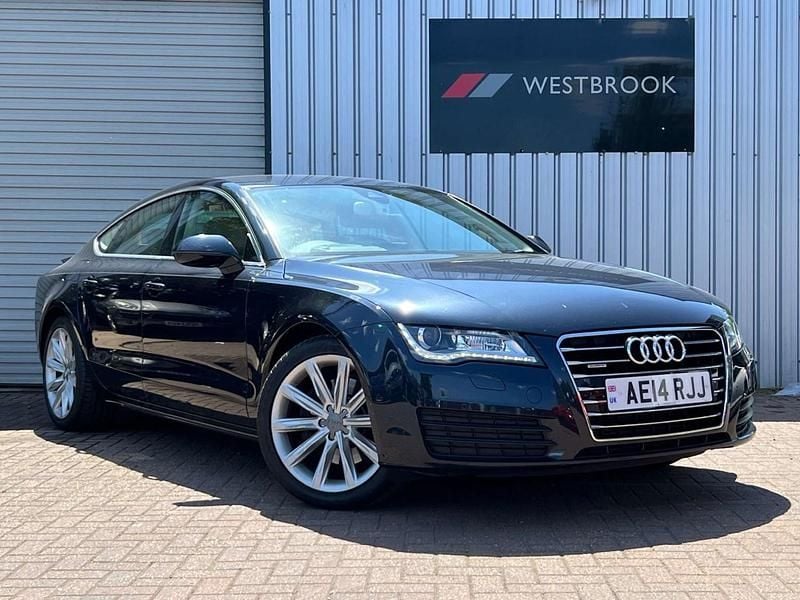 Blue Used 2014 Audi A7 Advanced Hatchback | £8,990 (Good price) - Image 1/3