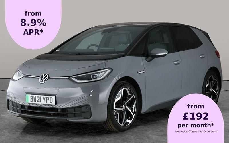 Grey Used 2021 VW ID.3 Pro Hatchback | £14,453 (Super price) - Image 1/2