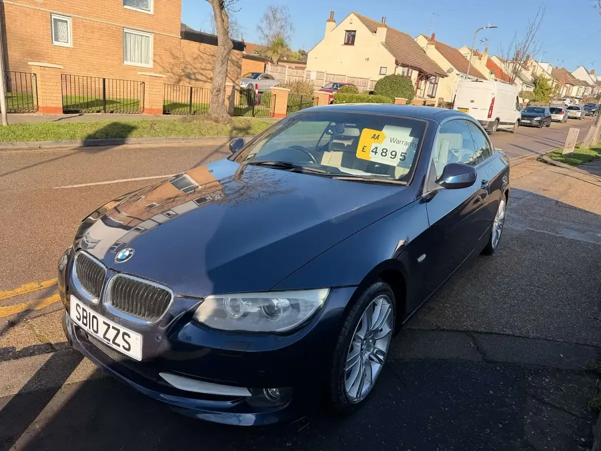 Used BMW 320 Cabriolet Comfort Edition 184 HP (135 kW) 2010 Blue Cabriolet