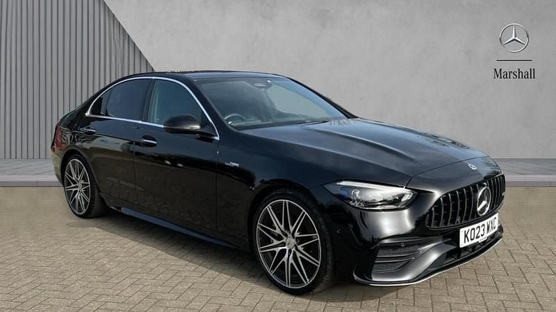Used Mercedes C43 AMG Premium Plus 408 HP (300 kW) 2023 Obsidian black metallic