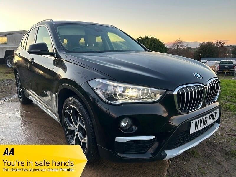 Black Used 2016 BMW X1 xLine SUV | £10,250 (Fair price) - Image 1/3