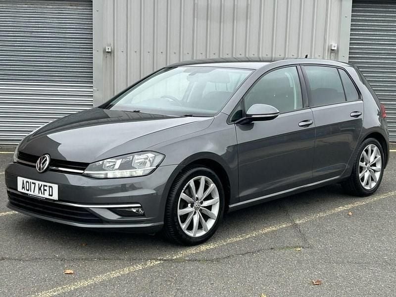 Grey Used 2017 VW Golf VII GT Hatchback | £9,100 (Good price) - Image 1/4