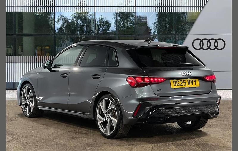 Used Audi A3 Black Edition 150 HP (110 kW) 2025 Grey Hatchback