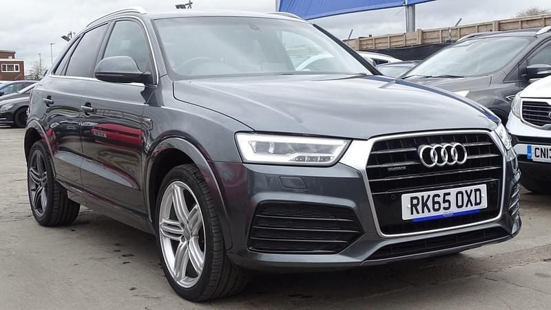 Begagnad Audi Q3 S-line plus 184 HK (135 kW) 2015 Grå SUV