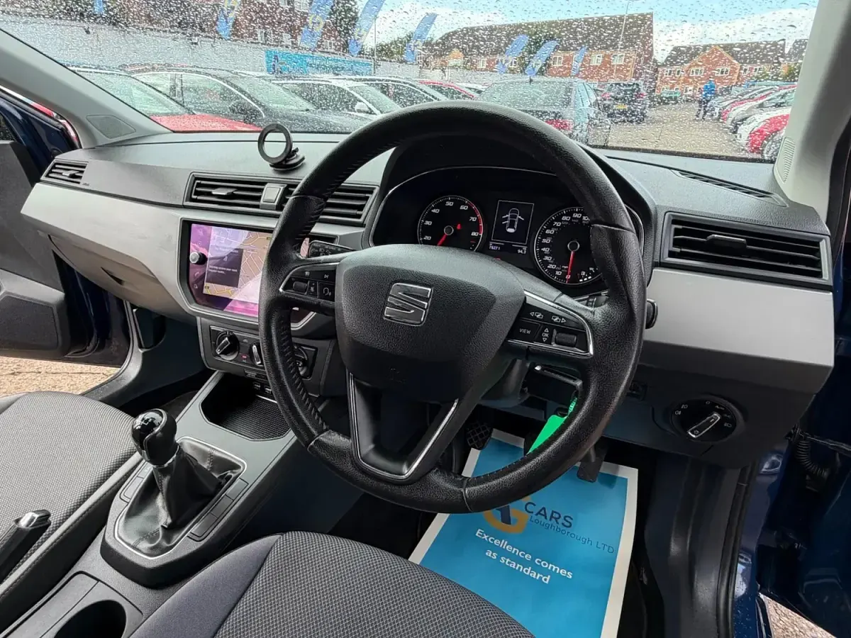 Used Seat Ibiza SE Technology 75 HP (55 kW) 2018 Blue Hatchback