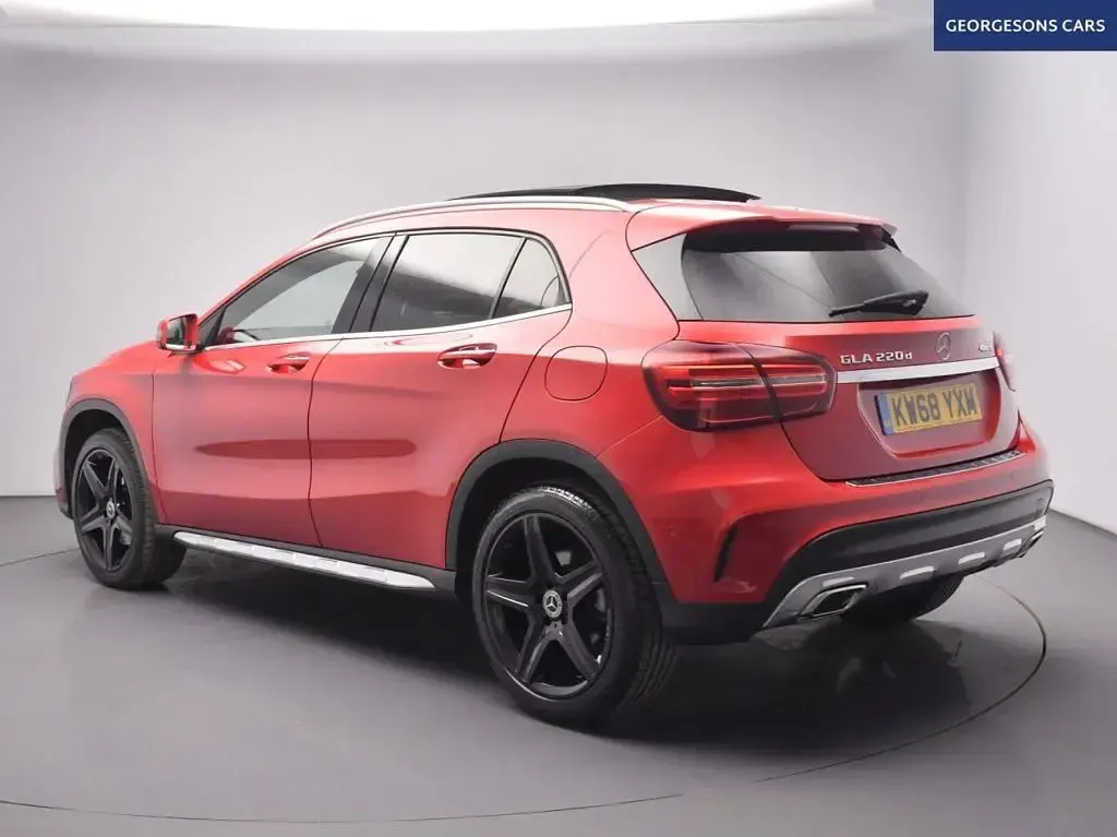 Used Mercedes GLA220 AMG line 170 HP (125 kW) 2018 Red SUV