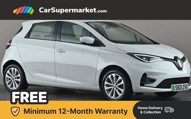 Used Renault Zoe Iconic 100 kW (136 HP) 2021 White Hatchback
