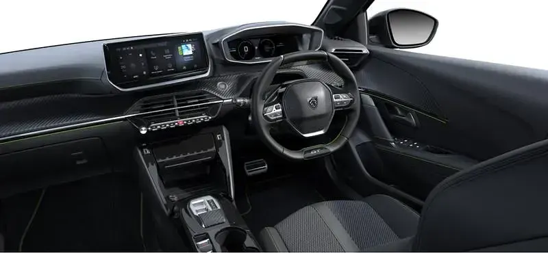 New Peugeot e-208 GTi 100 kW (136 HP) 2026 Black Hatchback