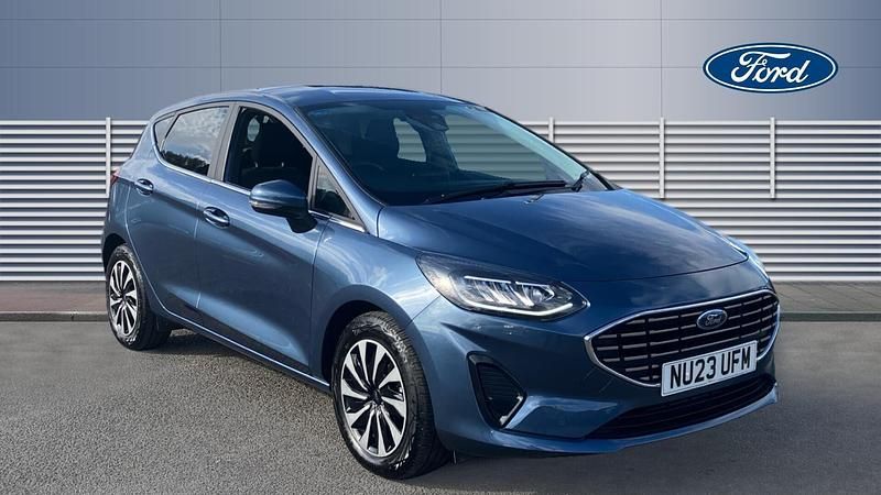Blue Used 2023 Ford Fiesta Titanium Hatchback | £16,031 (Good price) - Image 1/3