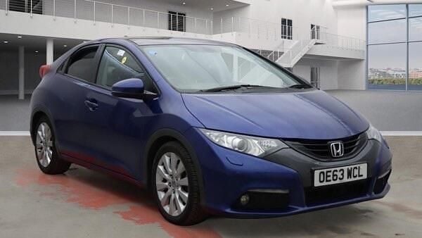 Used Honda Civic EX 142 HP (104 kW) 2014 Blue Hatchback