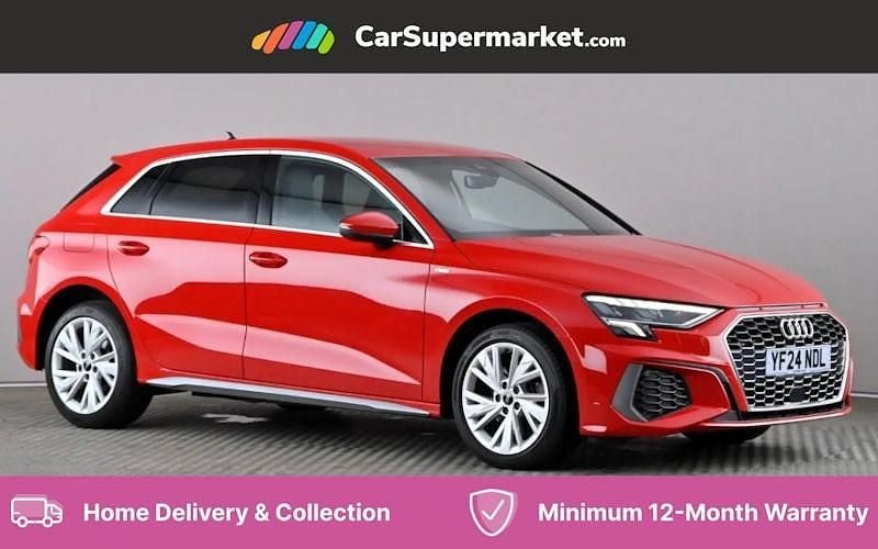 Used 2024 Audi A3 Sportback e-tron S-Line Sedan | £19,697 (Good price) - Image 1/4