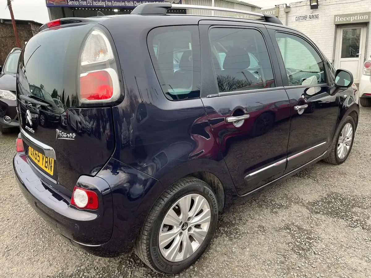 Begagnad Citroën C3 Picasso Exclusive 2015 Blå Minibuss