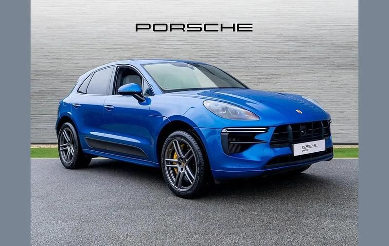 Used Porsche Macan Turbo 434 HP (319 kW) 2020 Blue SUV