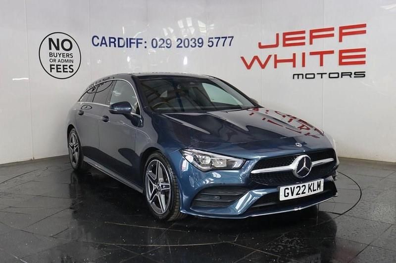 Blue Used 2022 Mercedes CLA180 Shooting Brake AMG line Estate | £21,988 (Fair price) - Image 1/4