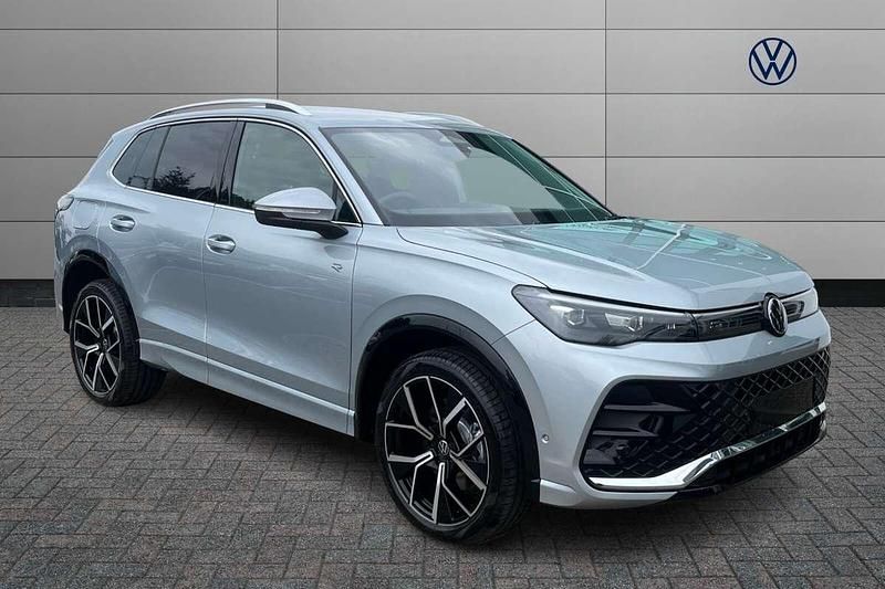 Silver Used 2025 VW Tiguan R-line SUV | £36,500 (Expensive) - Image 1/4