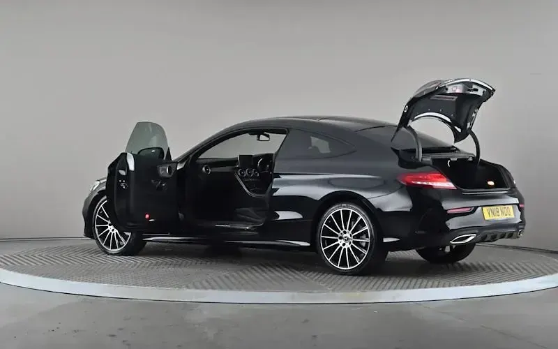 Used Mercedes C200 AMG Line Premium 184 HP (135 kW) 2018 Black Coupe
