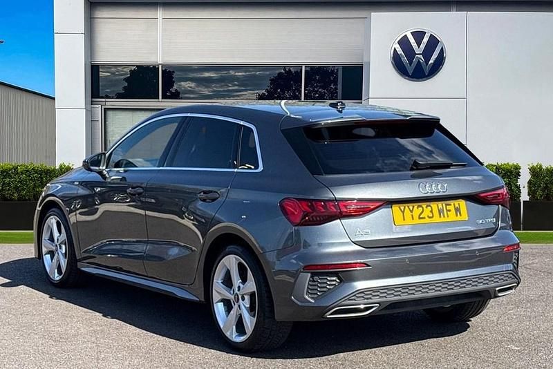 Used Audi A3 Sportback S-Line 110 HP (80 kW) 2023 Grey Hatchback