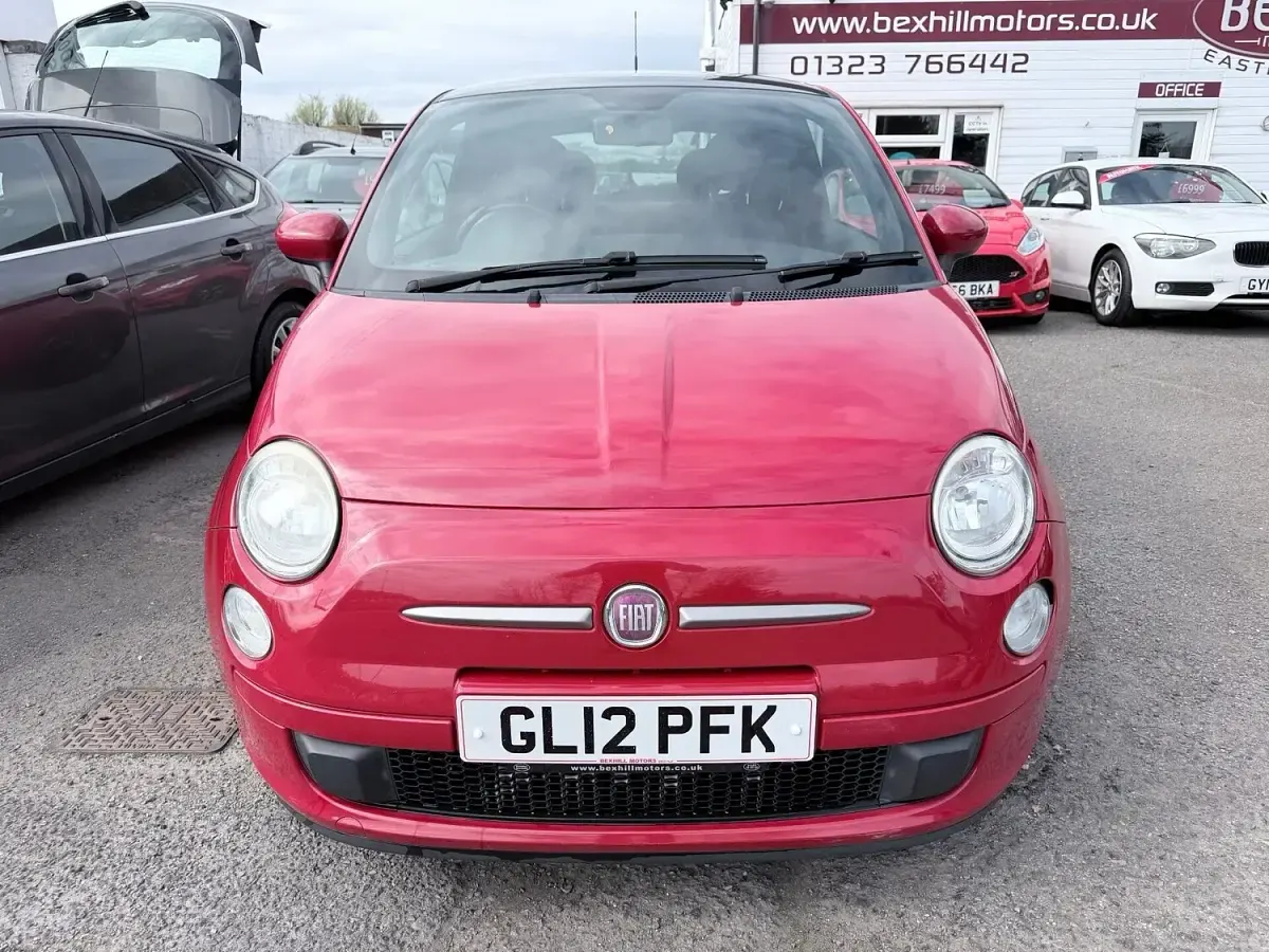 Used Fiat 500 85 HP (62 kW) 2012 Red Hatchback
