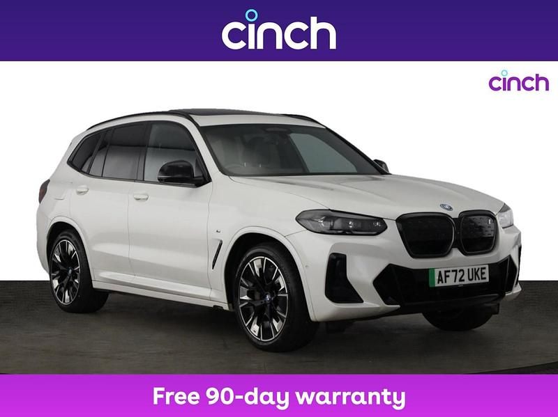 White Used 2022 BMW iX3 M Sport SUV | £27,499 (Fair price) - Image 1/3
