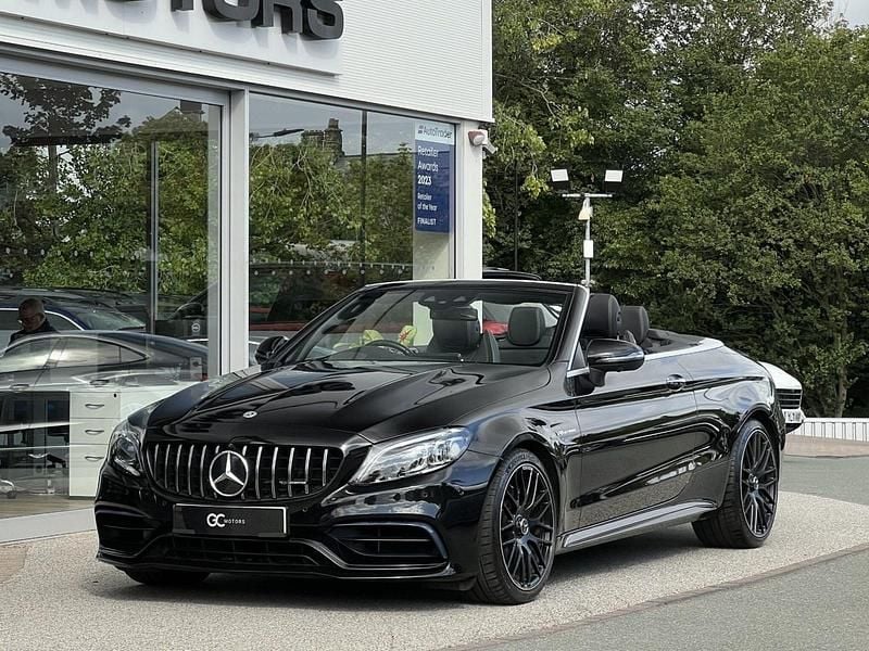 Black Used 2020 Mercedes C63 AMG Premium Plus Cabriolet | £43,990 (Fair price) - Image 1/3