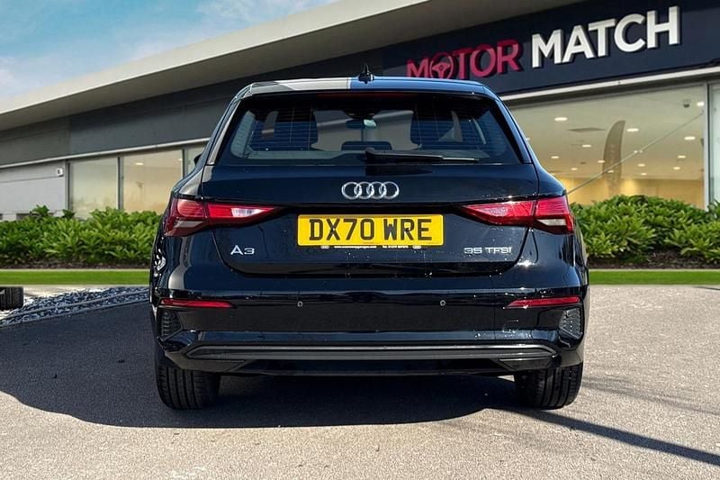 Used Audi A3 Sportback Design 150 HP (110 kW) 2020 Black Hatchback