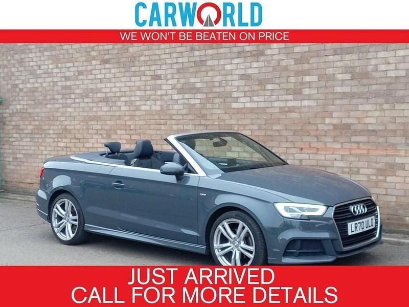Grey Used 2020 Audi A3 Cabriolet S-Line Cabriolet | £17,990 (Fair price) - Image 1/3