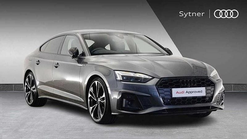 Grey Used 2022 Audi A5 Sportback Black Edition Hatchback | £29,000 (A bit pricey) - Image 1/4