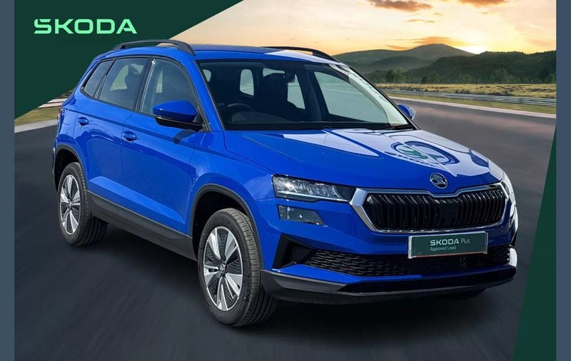 Blue Used 2024 Skoda Karoq SE Drive SUV | £21,999 (Fair price) - Image 1/4