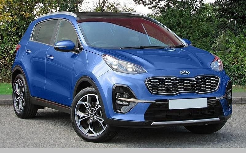 Used Kia Sportage GT-Line S 136 HP (100 kW) 2021 Blue SUV
