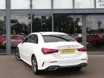 Used Mercedes A200 AMG line 163 HP (119 kW) 2021 White Sedan